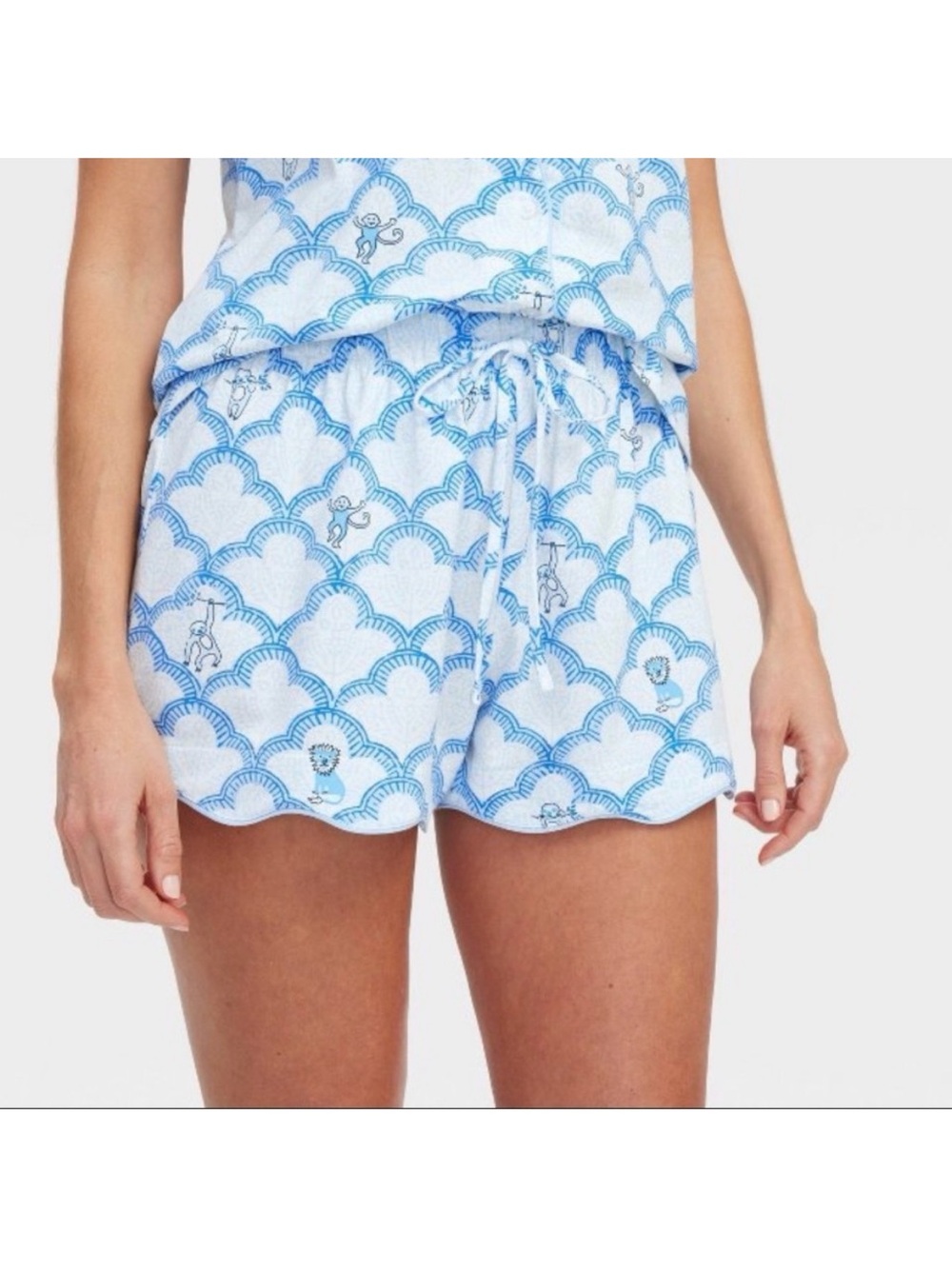 NWT Roller Rabbit x Target trellis PJ set S - Picture 3 of 3